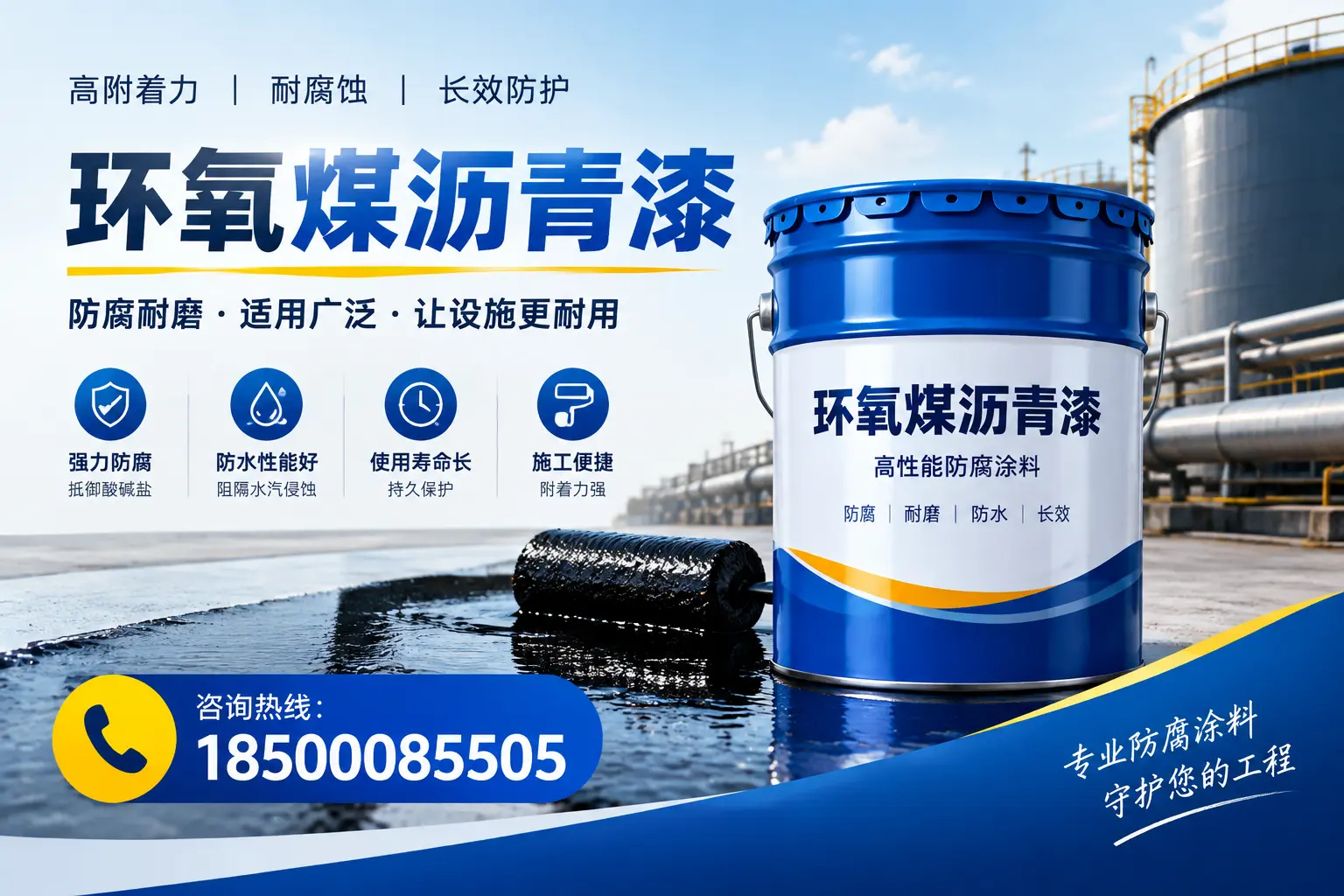环氧煤沥青漆与其他涂料的对比分析，助力江门企业决策